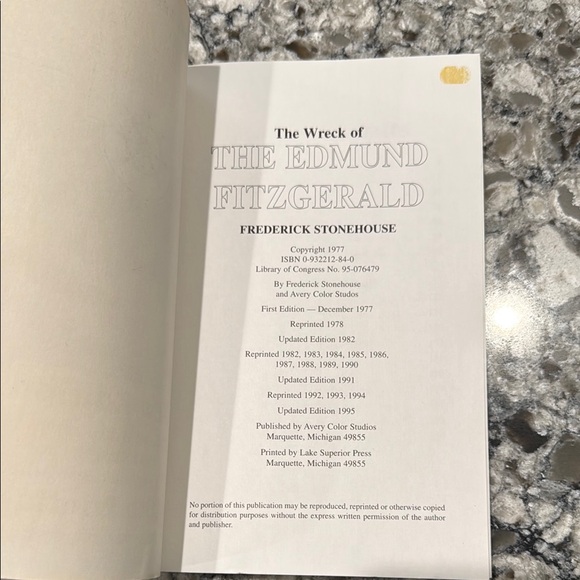 The Wreck of the Edmund Fitzgerald Book - Picture 3 of 10